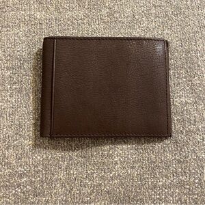 Brown Genuine Leather Men’s Bifold Wallet